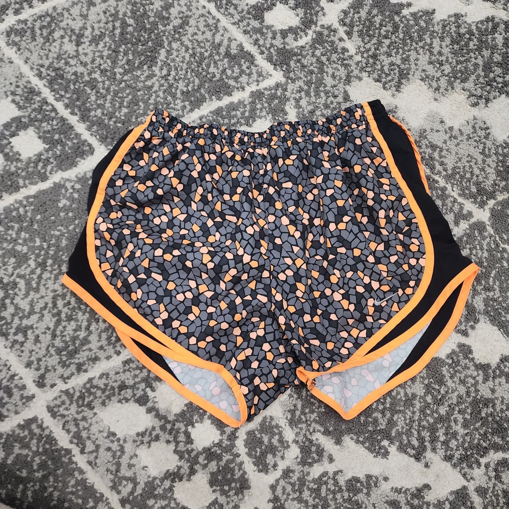 Nike orange and grey women's size medium shorts